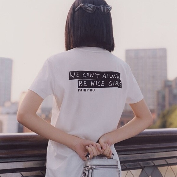 Miu Miu ‘Not Nice’ T-shirt - Picture 2 of 7